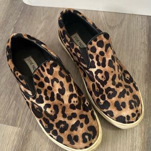 Cheetah slip on shoes